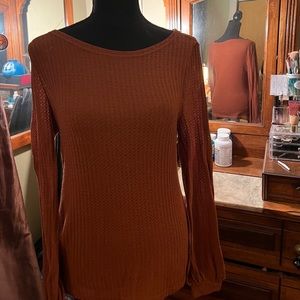 Rose colored light weighted shirt